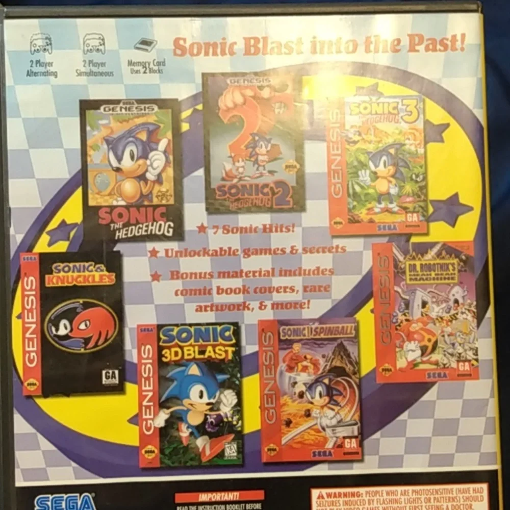 Nintendo GameCube Sonic Mega Collection Players Choice Game‎